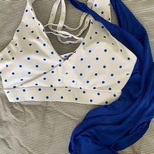 Fabletics running tank with bra